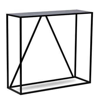 Nordlys Consola estilo industrial en acero negro