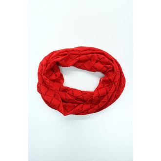 Portolano Cashmere and Silk loop scarf in Red at Nordstrom