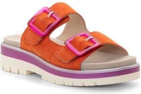 Ara Marbella Slide Sandal in Poppy Suede at Nordstrom Rack, Size 6-6.5Us / 36Eu