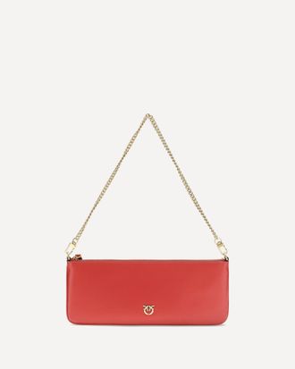 Pinko Horizontal Flat leather Shoulder Bag Female UNI