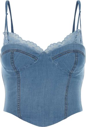 Ermanno Scervino Denim Bodice