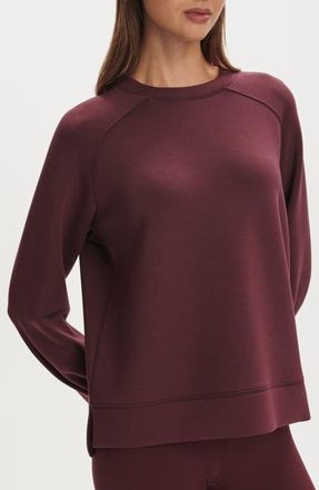 Varley Zosia Midlayer Crewneck Sweatshirt in Sassafras at Nordstrom, Size Xx-Small