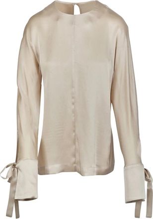Semicouture Rachel Blouse - Dames - Blouses - Beige - M - Katoen - Overhemden
