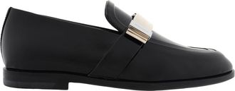 Ferragamo Dona Vernice Patent Leather Loafers, Size 7 C