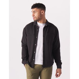 Glyder Trek Button Front Shirt in Black at Nordstrom, Size Xx-Large