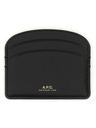 A.P.C. Demi Lune Card Case - Black