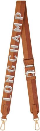 Longchamp Shadow Adjustable Canvas Shoulder Strap in Cashew at Nordstrom