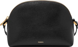 Fossil Womens Bri Leather Dome Crossbody