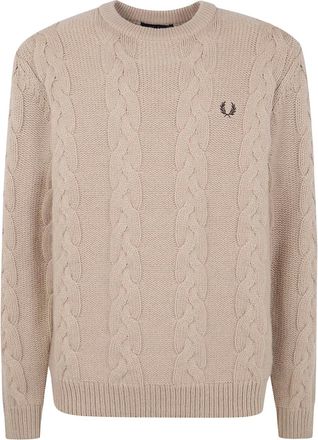 Fred Perry Maglione con lavorazione intrecciata - Toni neutri