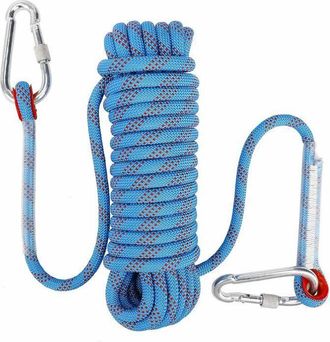 OEM Cuerda De Escalada Est&aacute;tica De Seguridad De 10 Mm, De Poli&eacute;ster, Adecuada Para Rescate, Senderismo Y Monta&ntilde;ismo