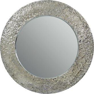 Premier Housewares Akola Nickle Finish Wall Mirror