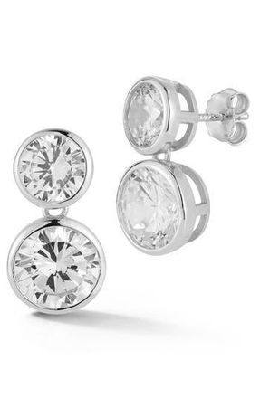 Glaze Jewelry Double Drop Earrings in Silver at Nordstrom Rack