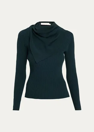 Zimmermann Valiant Merino Scarf Sweater