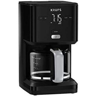 Krups Km6008 Smartn Light Cafetera Filtro Pantalla Intuitiva Capacidad 1,25 L Para Hasta 15 Tazas De Caf&eacute; Funci&oacute;n De Apagado Autom&aacute;tico Sistema Antigoteo Te