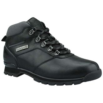 Timberland Splitrock 2 Leather Textile Mens Ankle Boots - Black - Size:UK 9.5