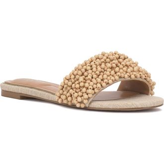Vince Camuto Balea Slide Sandal in Natural at Nordstrom, Size 8.5