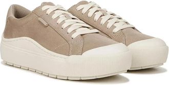 Dr. Scholls Time Off Sneakers Womens Taupe Low Top Platform Shoes ZAP2392
