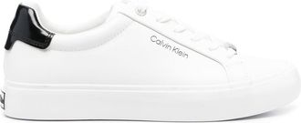Calvin Klein low-top leather sneakers - women - Leather/Polyurethane/Recycled Polyester/Rubber - 36 - White