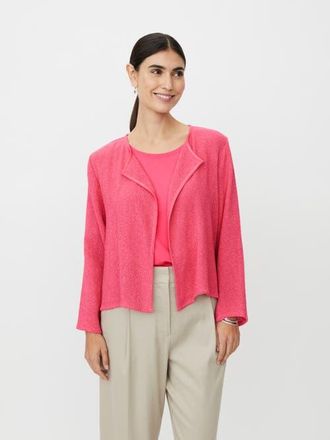 Masai MaJulitta Open Front Long Sleeve Jacket in Carmine at Nordstrom, Size Xx-Large