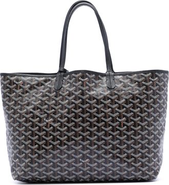 Goyard Pre-owned Womens Goyardine Saint Louis Gm - Black Textile - One Size