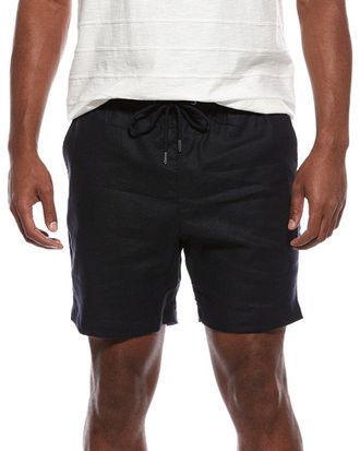 Onia Stretch Linen-Blend Short