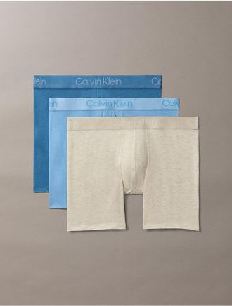 Calvin Klein Mens Ultra Soft Modal 3-Pack Boxer Brief - Multi - XL