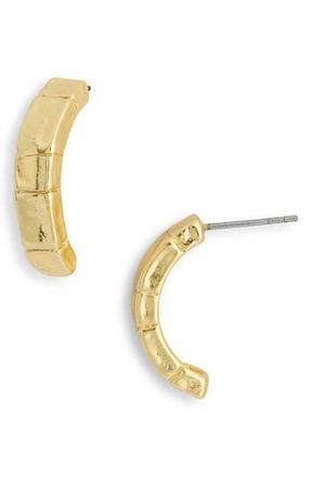 Karine Sultan Brick Half Hoop Earrings in Gold at Nordstrom Rack