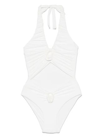 Maygel Coronel Badpak met print - Wit