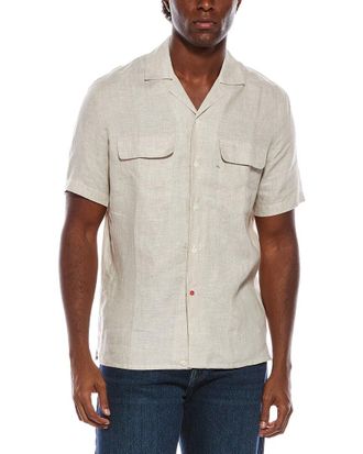 Isaia Linen Sport Shirt