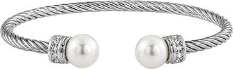 Jean Claude Stainless Steel Cz Bracelet