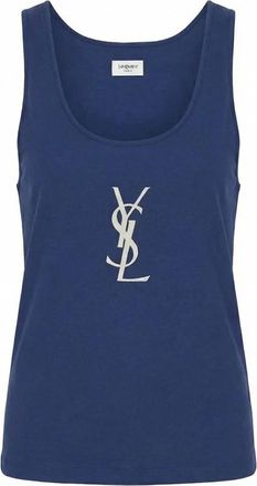 Saint Laurent Embroidered Tank Top