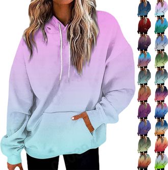 Generic sweatshirts for women uk,Hoodies for Women UK Oversized Sweatshirts Long Sleeve Shirts Cute Loose Y2K Clothes Fall Pullover Top Holiday Clothes Festiv