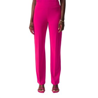 Joseph Ribkoff Wide Leg Jambe Large Pant In Pink