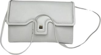 Givenchy Pre-owned Cross Body Bags, female, White, Size: ONE SIZE Pre-owned Leather Shoulder Bag