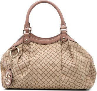 Gucci Pre-owned Gucci Medium Diamante Canvas Sukey Tote Ladies 0FGFKYTGG4WJBJ1E