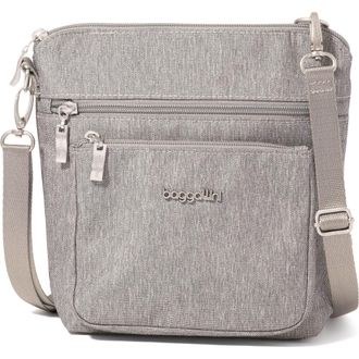 Baggallini Modern Pocket Crossbody Bag in Stone Heritage at Nordstrom