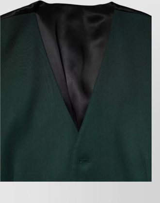 Dolce & Gabbana virgin wool v-neck waistcoat