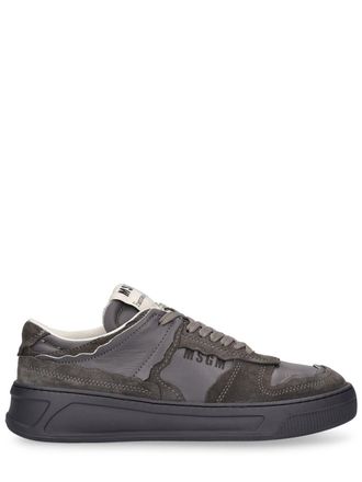 スニーカー MSGM SUEDE TRAINERS SNEAKERS MSGM Retrò Trainer black suede sneakers 
