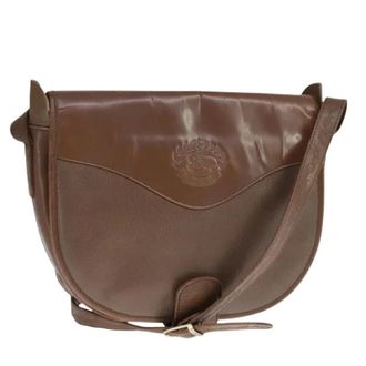 Burberry Pre-owned Cross Body Bags, female, Brown, Size: ONE SIZE Pre-owned Leather Shoulder Bag