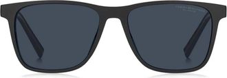Tommy Hilfiger Optisch Montuur met Clip-On - Heren - Zonnebrillen - Grijs - 55 MM - Accessoires