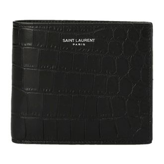 Saint Laurent Wallets & Cardholders, male, Black, Size: ONE SIZE East/West Wallet