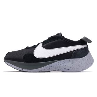 Nike Nike Moon Racer Mens Running Trainers AQ4121 Sneakers Shoes (UK 10 US 11 EU 45, Black White Wolf Grey 001)