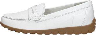 Waldl&auml;ufer H-Lucy Mocassin - Dames - Loafers - Wit - 37 1/2 EU - Leer - Schoenen