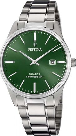 Festina F20511-5 Mens Classic Watch - Silver - One Size