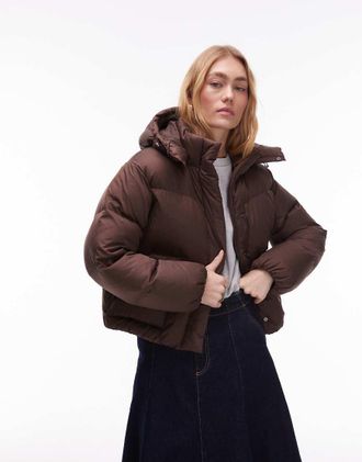 Levi's Piumino marrone stile western taglio corto