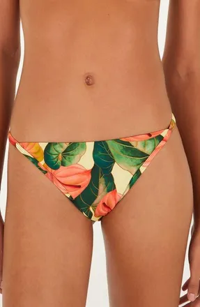 Farm Rio Anturium Bikini Bottoms in Golden Yellow at Nordstrom, Size X-Small