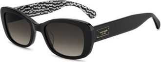Kate Spade New York Beryl 2/G/S Asian Fit 807/HA Womens Sunglasses Black Size 53