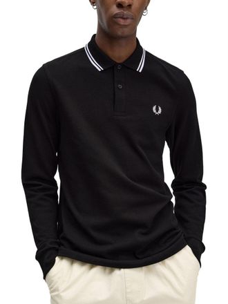 Fred Perry Double Line Polo Shirt - Green