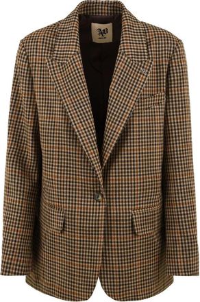 Aniye By Zeni Oversized Jas - Dames - Blazers - Veelkleurig - M - Jassen