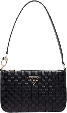 Guess Kleine Schoudertas - Dames - Schoudertassen - Zwart - ONE Size - Leer - Tassen